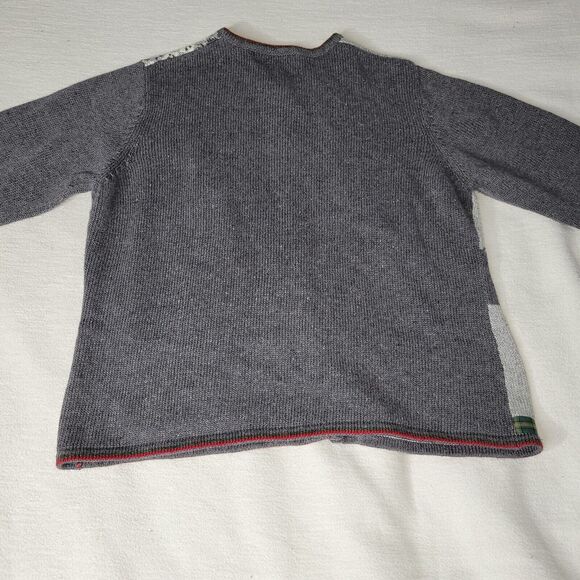 Vtg Orvis Sweater Womens Sz M Novelty Grannycore Embroidered Bird Knit Cardigan - Picture 3 of 16